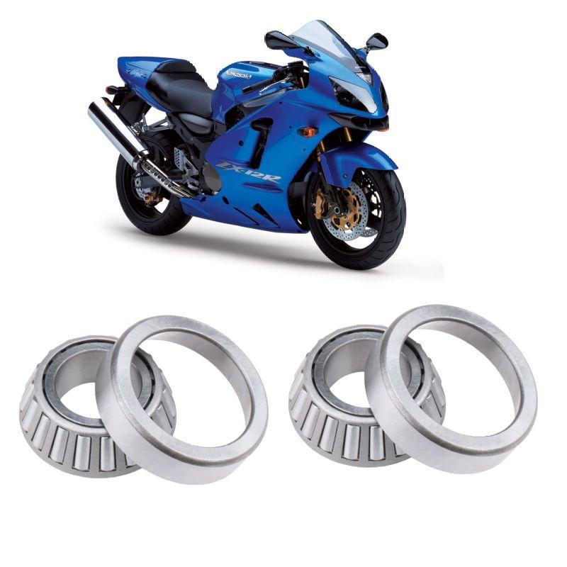 Rolamentos Caixa Direção Kawasaki Ninja ZX-12R - HGF - Caixa de